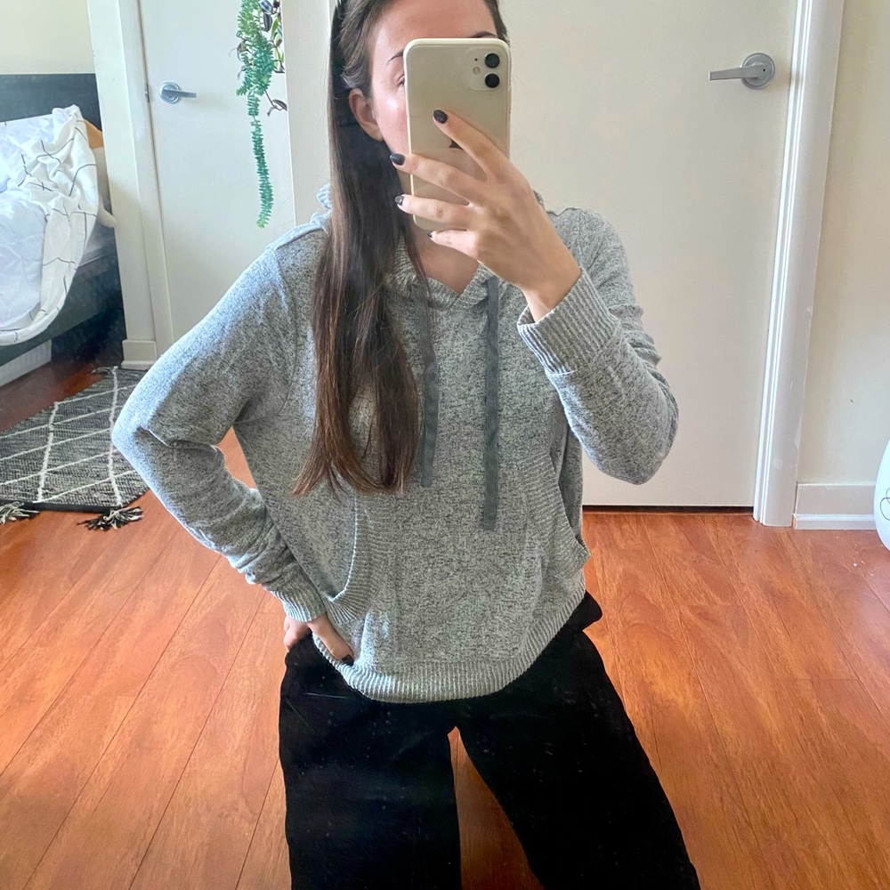 Sweater Knit Hoody